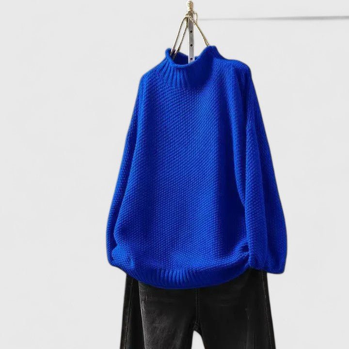 Women's cozy knit sweater pullover in soft fabric, perfect for winter comfort and versatile styling. 7