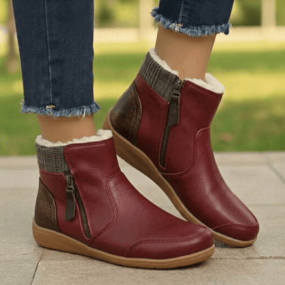 Women's waterproof boots featuring orthopedic support and a non-slip sole, perfect for comfort and stability in all weather conditions. 8
