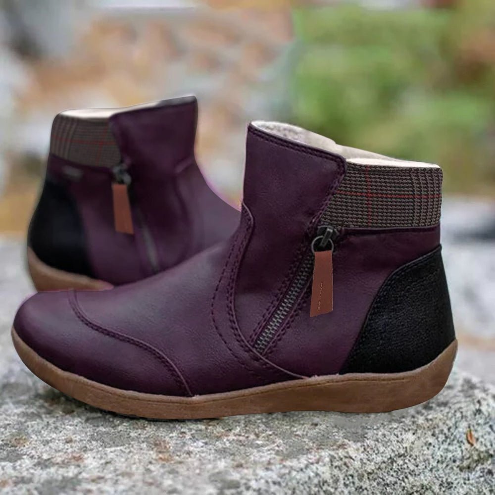 Women's waterproof boots featuring orthopedic support and a non-slip sole, perfect for comfort and stability in all weather conditions. 6