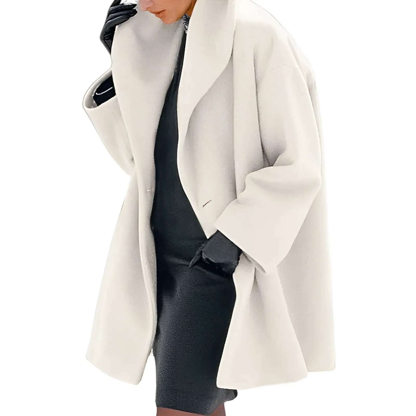 Women's winter coat featuring a relaxed fit and elegant silhouette, crafted from a durable polyester blend, designed as a longline jacket for warmth and style during cold 4