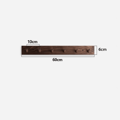 Wooden Coat Rack Wall Mounted with Minimalist Japandi Design – Handmade Sustainable Storage for Coats and Accessories 5